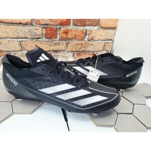 Adidas Adizero Electric Mens Football Cleats Black White Sz US 13.5 / UK 13